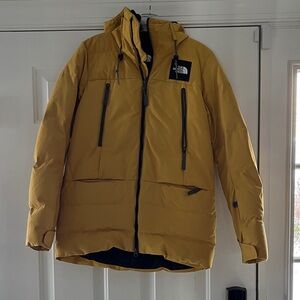 The North Face Men's Mustard Puffer Jacket